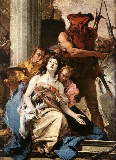 Giovanni Battista Tiepolo The Martyrdom of St Agatha china oil painting image